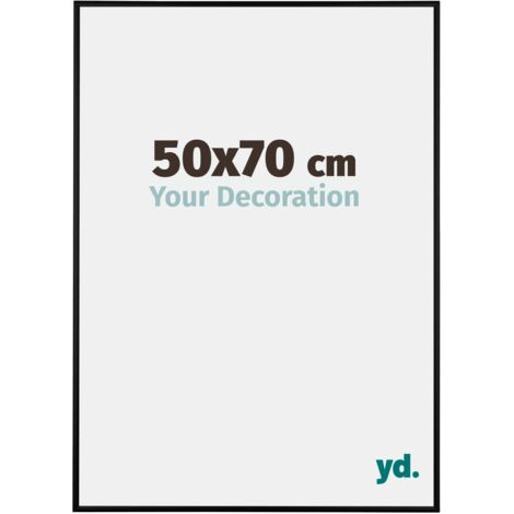 Cadre Puzzle 50x70 cm - cm - Noir Mat - Aluminium - Kent. (1/5)