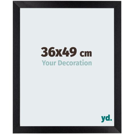 Cadre Puzzle 36x49 cm - Noir Mat - MDF - Mura.