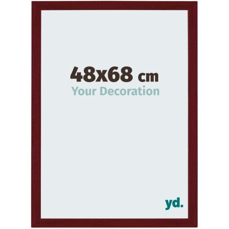 Cadre Puzzle 48x68 cm - Vin Rouge Patiné - MDF - Mura. (1/5)