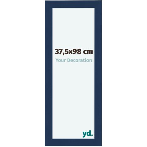 yd. - Cadre photo 37.5x98 - Bleu Fonce Patine - MDF - Como (1/5)