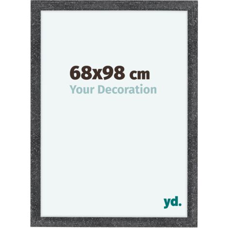 yd. - Cadre photo 68x98 - Gris Patine - MDF - Como (1/5)