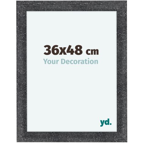 yd. - Cadre photo 36x48 - Gris Patine - MDF - Como (1/5)