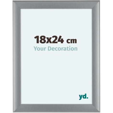 yd. - Cadre photo 36x48 - Argent Mat - MDF - Como (1/5)