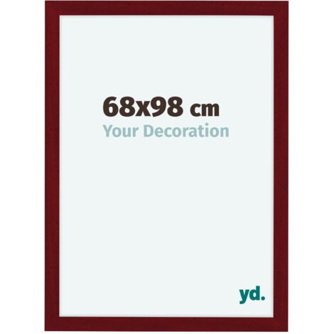 yd. - Cadre photo 68x98 - Vin Rouge Patine - MDF - Como (1/5)