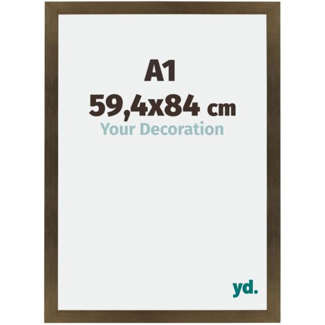 Cadre Puzzle A1 - 59.4x84 cm - Bronze Décor - MDF - Mura. (1/5)