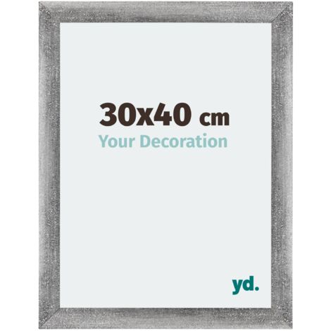 Cadre Puzzle 30x40 cm - Gris Patiné - MDF - Mura. (1/5)
