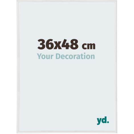 yd. - Cadre photo 36x48 - Blanc Brillant - Plastique - Annecy