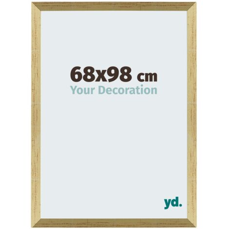 yd. - Cadre photo 68x98 - Or Brillant - MDF - Mura