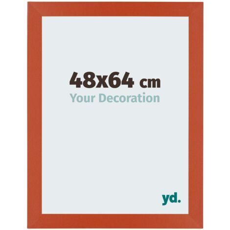 yd. - Cadre photo 48x64 - Orange - MDF - Mura