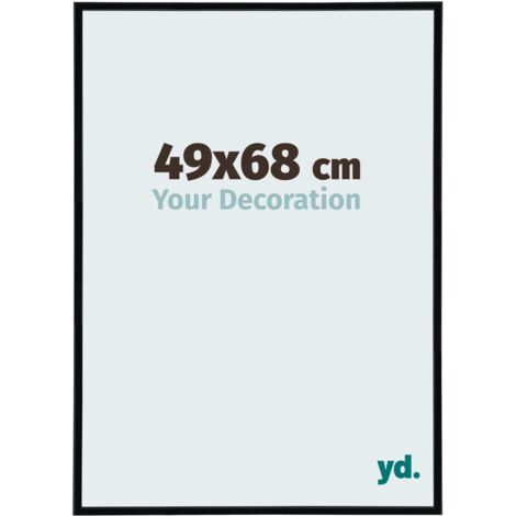 yd. - Cadre photo 49x68 - Noir Mat - Plastique - Annecy