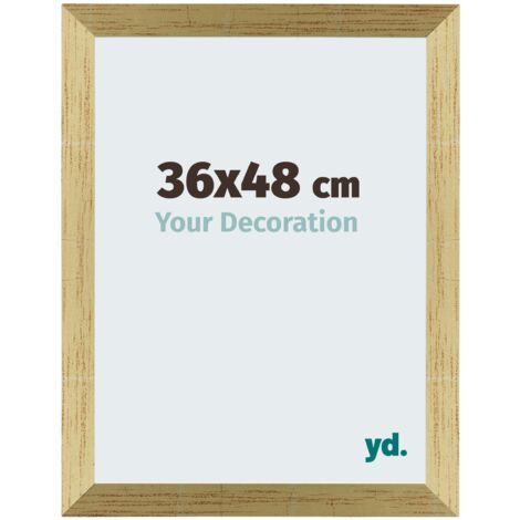 yd. - Cadre photo 36x48 - Or Brillant - MDF - Mura