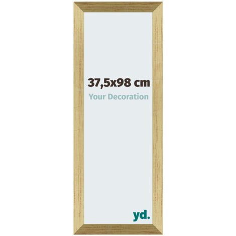 yd. - Cadre photo 37.5x98 - Or Brillant - MDF - Mura