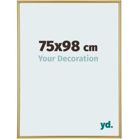 yd. - Cadre photo 75x98 - Or - Plastique - Annecy