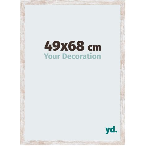 yd. - Cadre photo 49x68 - White Wash - MDF - Catania
