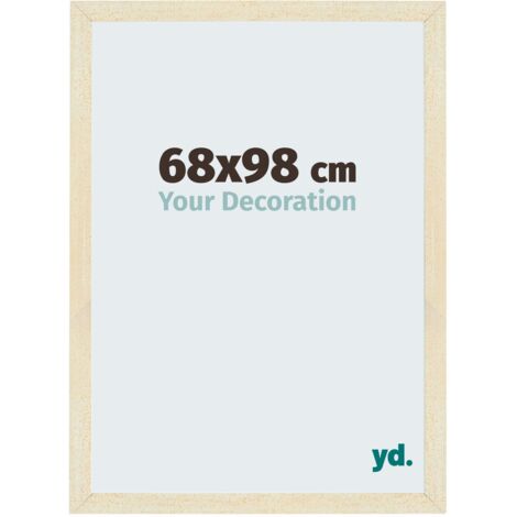 yd. - Cadre photo 68x98 - Sable Patine - MDF - Mura