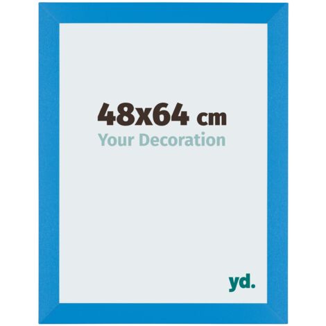 yd. - Cadre photo 48x64 - Bleu Brillant - MDF - Mura