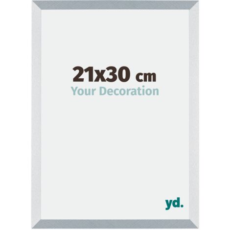 yd. - Cadre photo 48x67 - Aluminium Brosse - MDF - Mura