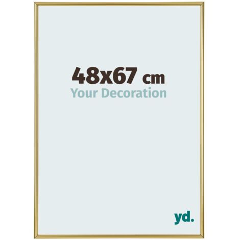 yd. - Cadre photo 48x67 - Or - Plastique - Annecy