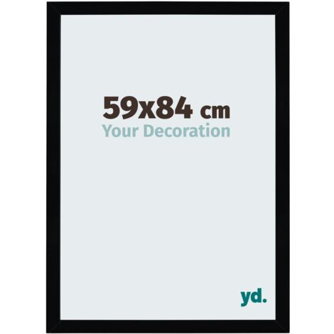yd. - Cadre photo 59x84 - Noir Brillant - MDF - Mura