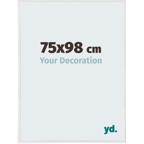yd. - Cadre photo 75x98 - Blanc Brillant - Plastique - Annecy