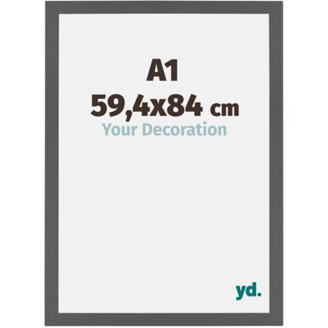 Cadre Puzzle A1 - 59.4x84 cm - Anthracite - MDF - Mura. (1/5)