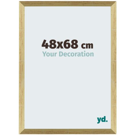 Cadre Puzzle 48x68 cm - Or Brillant - MDF - Mura. (1/5)