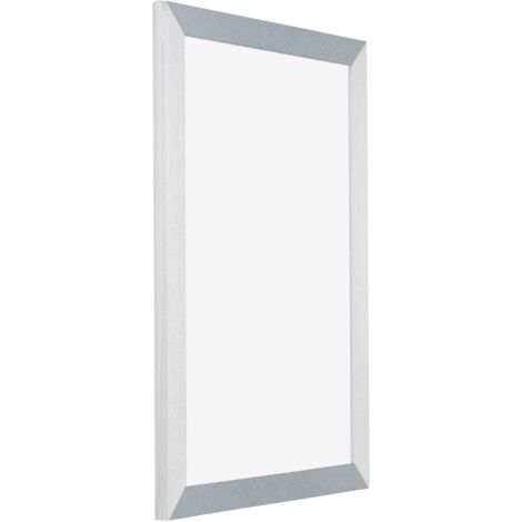 Cadre Puzzle 50x75 cm - Blanc Brillant - Aluminium - Kent