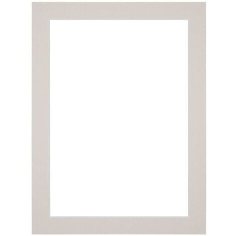 Passe-Partout Taille Du Cadre 30x50 Cm - Format De Foto 25x45 Cm - Gris