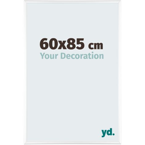 Cadre Puzzle 60x85 cm - Blanc Brillant - Aluminium - Kent. (1/5)