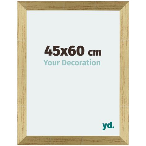 Cadre Puzzle 45x60 cm - Or Brillant - MDF - Mura. (1/5)