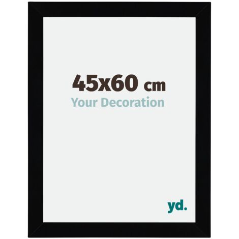 Cadre Puzzle 45x60 cm - Noir Brillant - MDF - Mura. (1/5)