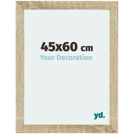Cadre Photo 45x60 cm - Chêne Rustique - MDF - Bologna