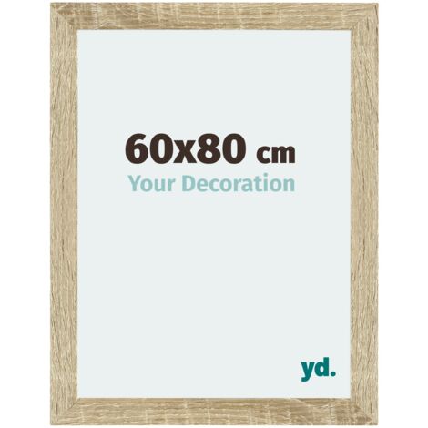 Cadre Puzzle 60x80 cm - cm - Chêne Sonoma - MDF - Mura. (1/5)