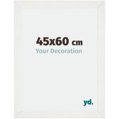 Cadre Puzzle 45x60 cm - Blanc Patiné - MDF - Mura. (1/5)