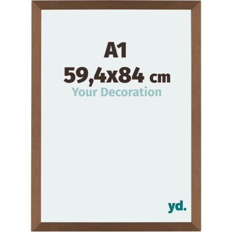 Cadre Puzzle A1 - 59.4x84 cm - Cuivre Décor - MDF - Mura. (1/5)