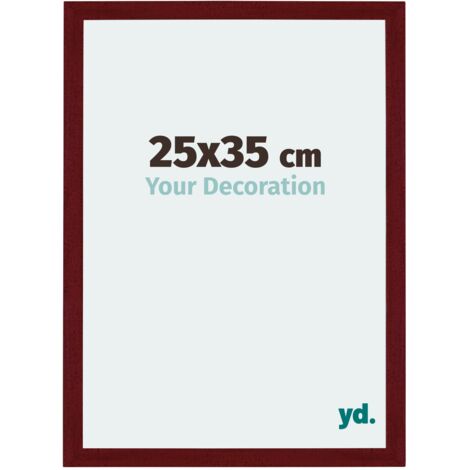 Cadre Puzzle 25x35 cm - Vin Rouge Patiné - MDF - Mura. (1/5)