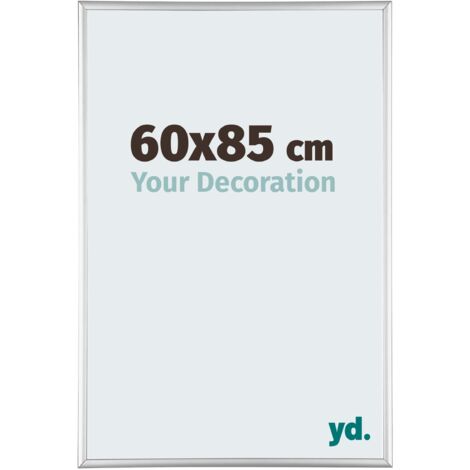 Cadre Puzzle 60x85 cm - Argent Brillant - Aluminium - Kent. (1/5)