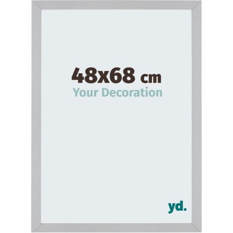 Cadre Puzzle 48x68 cm - Argent Mat - MDF - Mura. (1/5)