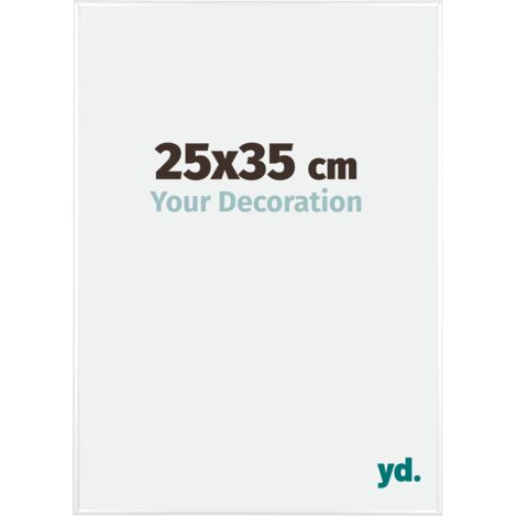 Cadre Puzzle 25x35 cm - Blanc Brillant - Aluminium - Kent. (1/5)