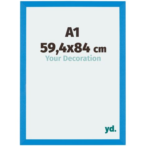 Cadre Puzzle A1 - 59.4x84 cm - Bleu Brillant - MDF - Mura. (1/5)