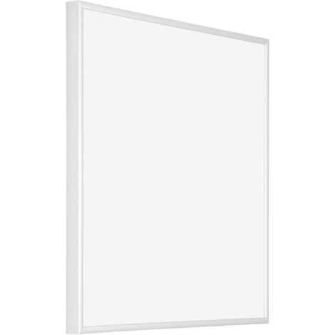 Cadre Photo Puzzle 50x50 Cm - Blanc Brillant, Plastique, Avec Verre Antireflet - Fabriqué Aux Pays-Bas