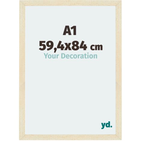 Cadre Puzzle A1 - 59.4x84 cm - Sable Patiné - MDF - Mura. (1/5)