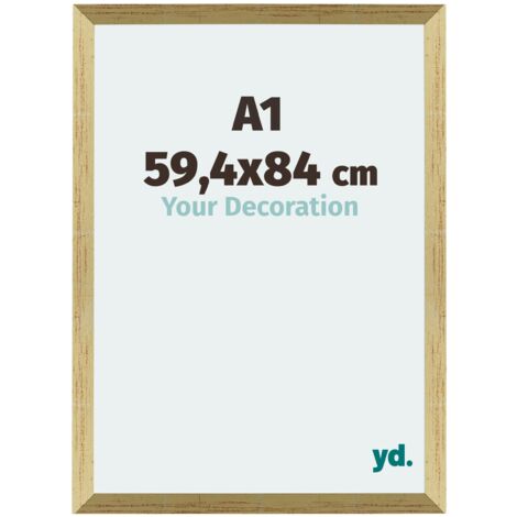 Cadre Puzzle A1 - 59.4x84 cm - Or Brillant - MDF - Mura. (1/5)