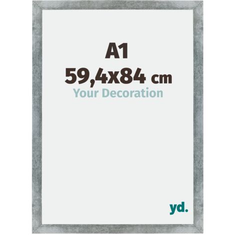 Cadre Puzzle A1 - 59.4x84 cm - Fer Patiné - MDF - Mura. (1/5)