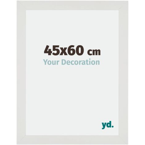 Cadre Puzzle 45x60 cm - Blanc Mat - MDF - Mura. (1/5)