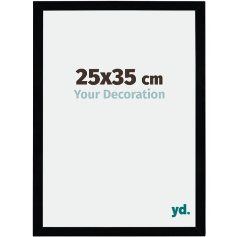 Cadre Puzzle 25x35 cm - Noir Brillant - MDF - Mura. (1/5)
