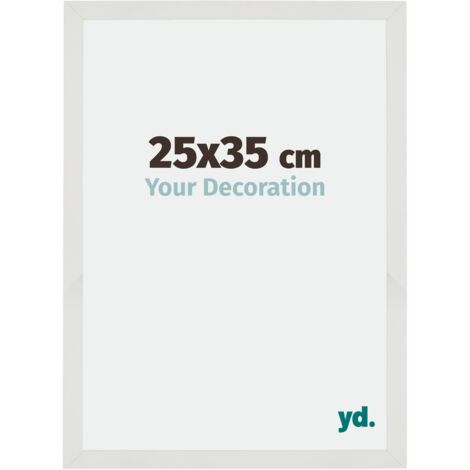 Cadre Puzzle 25x35 cm - Blanc Brillant - Aluminium - Kent