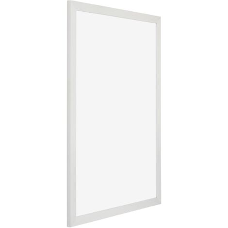 Cadre Photo Élégant 63 X 43 Cm Blanc Mat - Bois MDF 35 Mm Premium, Fabriqué En Allemagne Avec Vitre Antireflet