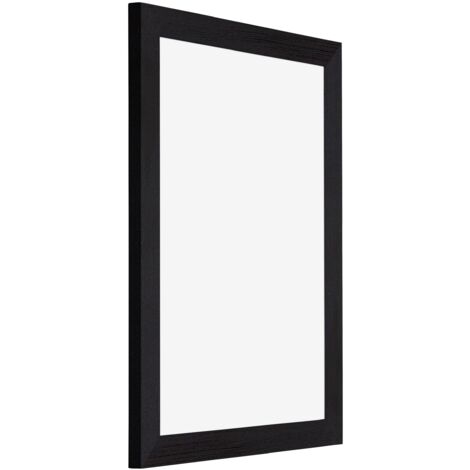 Cadre Photo Plastique Noir Brillant 49x68 Cm - Idéal Pour Posters, Puzzles Ou Photos (fabriqué En Europe)