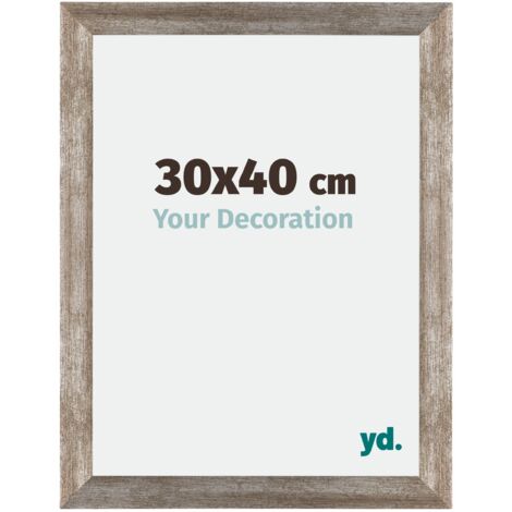 Cadre Puzzle 30x40 cm - Métal Vintage - MDF - Mura.